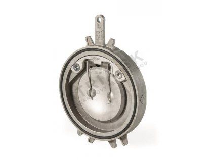 46139 medziprirubova spatna klapka seria m6 nerez s pruzinou dn 100 l 23 5mm
