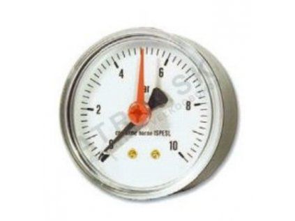 Vykurovacia technika Manometer axiálny - zadné napojenie  1/4"M; D63; 0-6bar