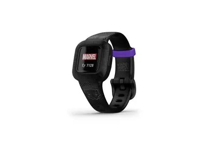 Garmin Vivofit jr. 3 MARVEL Black Panther čierna / Detský fitness náramok / LCD 112x112px / Bluetooth / 5ATM