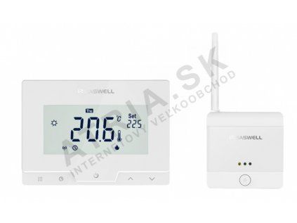 Izbový termostat Saswell T19 7 RF biela