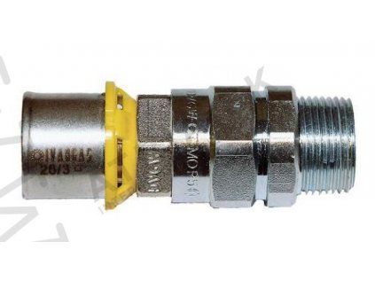 Vykurovacia technika Protipožiarna armatúra PRESS-GAS - priama - 1/2"Mx20