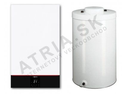 Kondenzačný kotol Viessmann Vitodens 100-W, 3,2 - 19 kW + 100 l zásobník