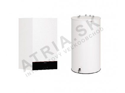 Kondenzačný kotol Viessmann Vitodens 100-W, 3,2 - 19 kW + 120 l zásobník