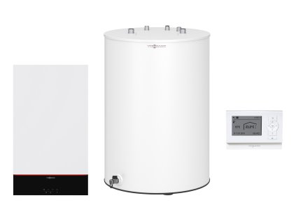 Viessmann Vitodens 100-W, 3,2 - 19 kW + 150 l zásobník + regulácia