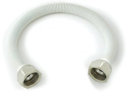 Kúpeľňové vybavenie Nerezová rozťahovacia hadica PROFI MW na pitnú vodu pokrytá plastom s mosadznými koncovkami (1/2" FF, 30-60 cm)