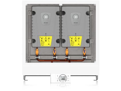 Clage E-modul prietokový ohrievač vody ISX Touch Twin: 2 × 18 - 27 kW, 400 V