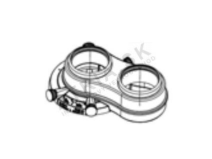Kondenzačný kotol Protherm Člen rozdvojovací Ø 2 x 80 mm R2KP