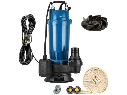 Sludge set – submersible sludge pump MAGNUM 4100 with 30m hose, drainage pump for dirty water, septic tanks and pools