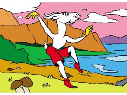 ALEXANDER Puzzle Příhody Kozlíka poplety: U moře MAXI 20 dílků