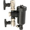 Magnetický filter IBF-07 1" mosadzný odlučovač nečistôt pre kúrenie, 9000 Gauss