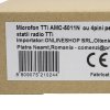 AMC-5011N 4-pinový TTi mikrofón pre TTi rádiostanice