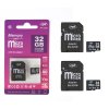 Balenie 2 pamäťových kariet MicroSD PNI 32GB Class 10, 80 Mb/s, V30 s adaptérmi SD súčasťou balenia