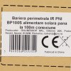 PNI BP100S IR perimetrická bariéra do 100 m, 2 lúče, solárny pohon, 4000 mAh, bezdrôtové pripojenie, čierna