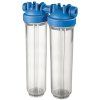 Big Blue filter MASTER 20" DUO pripojenie 6/4" – dvojstupňový vodný filter na pitnú a úžitkovú vodu