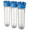 Big Blue filter MASTER 20" TRIO pripojenie 6/4" – trojstupňový vodný filter na studničnú a pitnú vodu