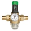HERZ Pressure-reducing diaphragm valve with filter DN 15, adjustable pressure 1.5 to 6 bar, for cold drinking water, up to +40C, PN16