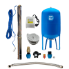 Domáca vodáreň s ponorným čerpadlom 3TI-33 / 80l - RTS, 1100W, 144m, 3000 l/h, nerez