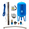 Domáca vodáreň s ponorným čerpadlom 3TI-33 / 200l - RTS, 1100W, výtlak 144m, nerezová, do studne a vrtu