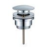 Vykurovacia technika Vypúšťacia zátka Klik-Klak 5/4" univerzálna, chróm