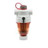 Vykurovacia technika Filter ULTIMA MB1 comfort s filtračnou vložkou 100 μm, 3/4", transparentný červený