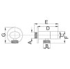 Vykurovacia technika Rohový ventil s keramickou hlavicou, oválny, 1/2″x3/8″ – pohľad 2