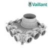 Tepelné čerpadlo Vaillant nízkoprofilový rozdeľovač 12-vývodový 75/62 mm, so zátkou a hrdlom - recoVAIR /4