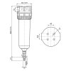 AP-Easy predfilter 1/2" s odkaľovacím ventilom