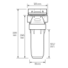 Ecosoft puzdro filtra 3/4“ na studenú vodu