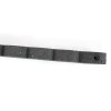 Záhradná obruba Scalloped sivá 120 cm, gumová (vrátane klincov) – pohľad 4
