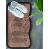 Odkvapkávač na topánky Printed Footprints Wood 38cm x 75cm – pohľad 2
