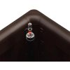 Samozavlažovací kvetináč, vyvýšený záhon STEFANPLAST NATURAL DELUXE 100 moka – pohľad 3