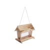 Závesné kŕmidlo pre vtáky KERBL 87040 SCHNEEBERG, drevo 31x24,5x19 cm – pohľad 5