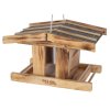 Závesné kŕmidlo pre vtáky KERBL 87044 GROßER ARBER, drevo 37,2x29x23 cm