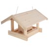 Závesné kŕmidlo pre vtáky KERBL 87047 LEITENBERG, drevo 40x32x24, 5 cm