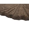 Dekoratívny záhradný nášľap Cracked Log hnedý, gumový – pohľad 4