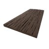 Dekoratívny záhradný nášľap Railroad Tie hnedá, gumový – pohľad 2