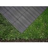 Gumová dlaždica ARISTA Wood 30 × 30 cm, sivá – pohľad 5