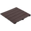 Gumová dlaždica COSMOPOLITAN 45 x 45 cm, hnedá, zosilnená 2,5 cm – pohľad 3