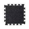 Gumová dlaždica FITNESS TILE 50 x 50 cm, čierna