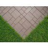 Gumová dlaždica STONE MOSAIC 30 x 30 cm, hnedý dub – pohľad 4