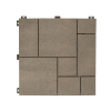 42306 gumova dlazdica stone mosaic hnedy dub