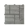 35131 3508373 18 gumova dlazdice stone mosaic 30 x 30 cm seda