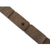 Záhradná obruba Roman Stone hnedá 120 cm, gumová (vrátane klincov) – pohľad 4