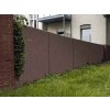 Zástena na balkón LEGI 5 x 1 m, ratan, hnedá – pohľad 3