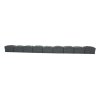 Záhradná obruba Roman Stone sivá 120 cm, gumová (vrátane klincov) – pohľad 3