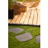 Dekoratívny záhradný nášľap, NATURAL STONE B, sivý – pohľad 4