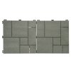 Gumová dlaždica STONE MOSAIC 30 x 30 cm, zelená – pohľad 2