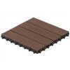 WPC dlaždica LEGI BASE 30 x 30 cm, coffee – pohľad 2