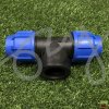 Fiting Plastica Alfa PP T-kus na PE potrubie Ø25mm 1" VNZ – pohľad 2