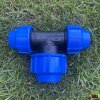 Fiting Plastica Alfa PP T-kus na PE potrubie redukovaný Ø25mm - Ø32mm – pohľad 2
